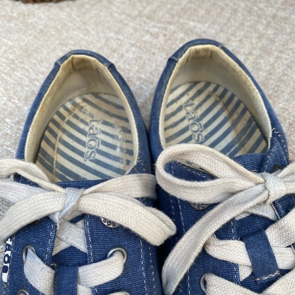 täōs blue wash canvas women’s sneakers size 9.5 EU 40 Taos footwear - Picture 13 of 15